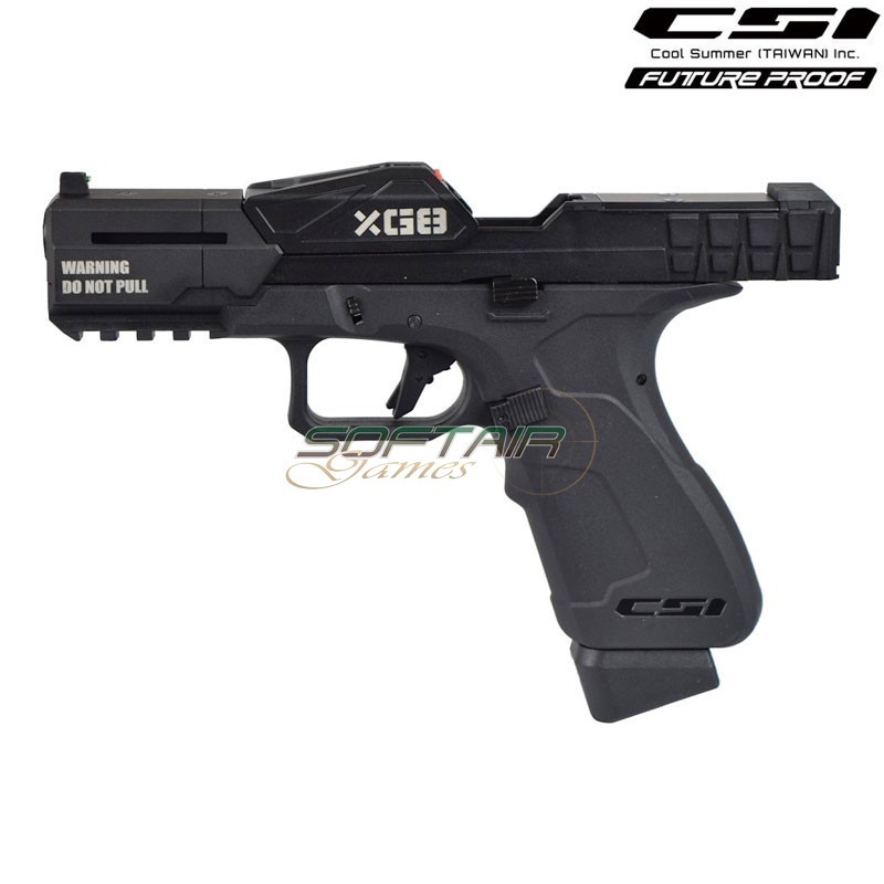 Gas pistol xg8-p8 black csi (xg8-p8)