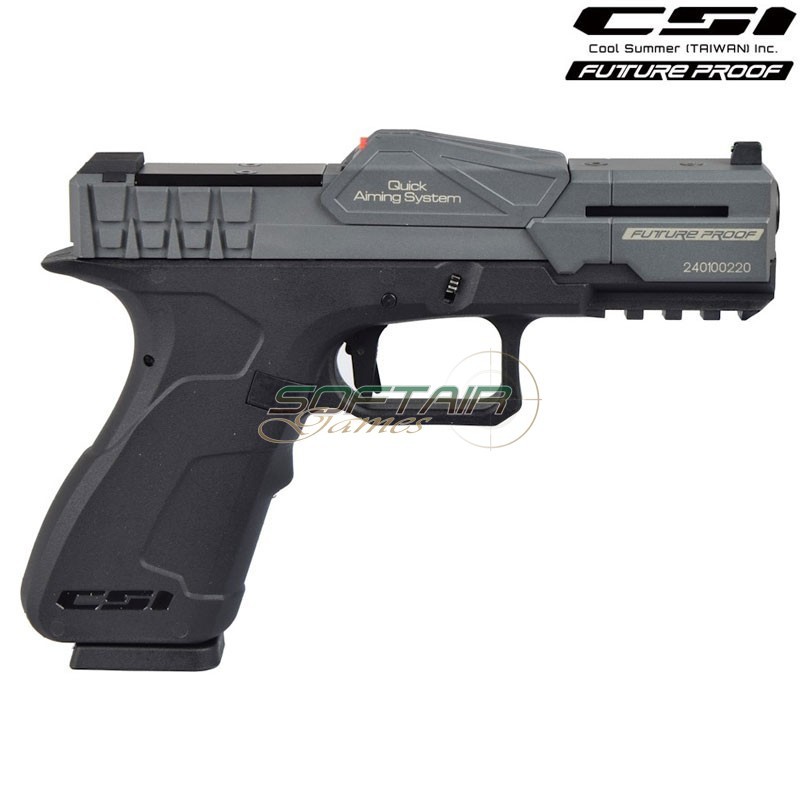 Pistola a gas xg8-pg grigia csi (xg8-pg)