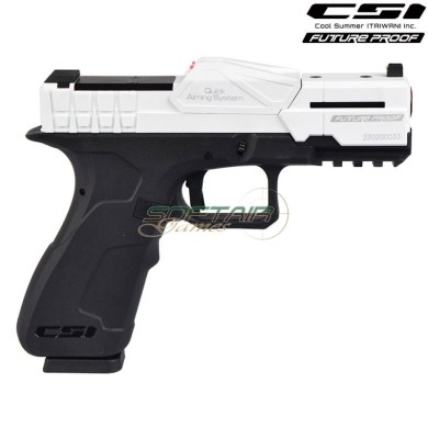Pistola a gas xg8-pw bianco csi (xg8-pw)