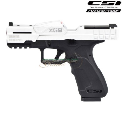 Pistola a gas xg8-pw bianco csi (xg8-pw)