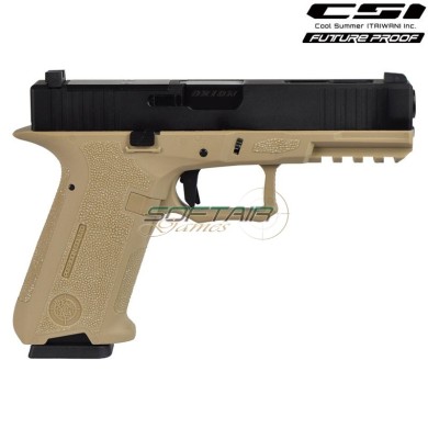 Pistola a gas xo 18 tan Poseidon x CSI (xo-18-tan).
