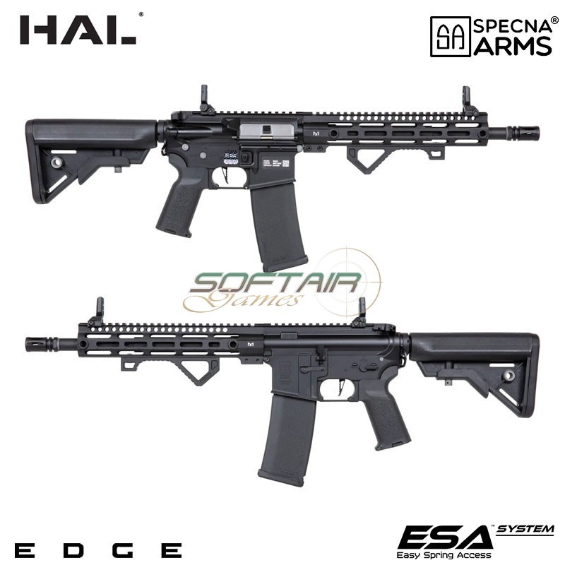 Electric Rifle SA-E20 Edge™ M4 LC HAL ETU Black Specna Arms® (spe-01-041345)