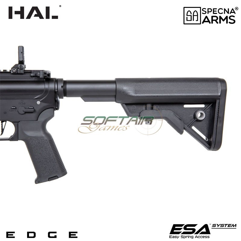Electric Rifle SA-E21 Edge™ M4 LC HAL ETU Black Specna Arms® (spe-01-041640)