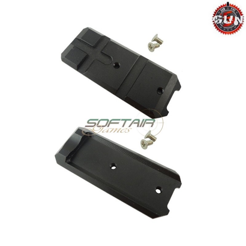Alluminio Rail Mount Per Marui Hi-capa Gun Five (gf-d06b) Alluminio Rail Mount Per Marui Hi-capa Gun Five (gf-d06b)
