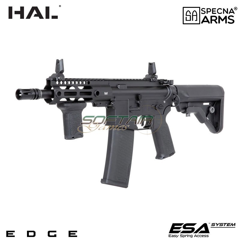 Electric Rifle SA-E21 Edge™ M4 LC HAL ETU Black Specna Arms® (spe-01-041640)