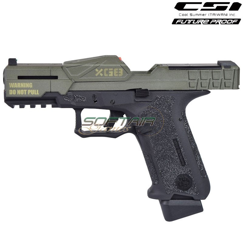 Pistola a gas XG8-POD olive drab Poseidon x CSI (XO-P1-ODB)