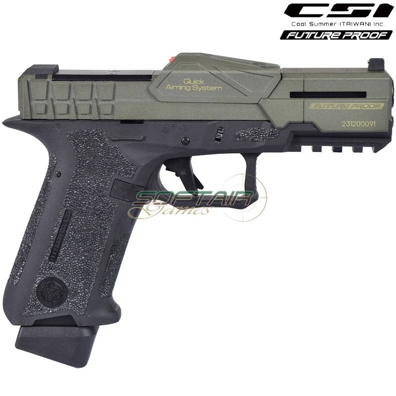 Pistola a gas XG8-POD olive drab Poseidon x CSI (XO-P1-ODB)