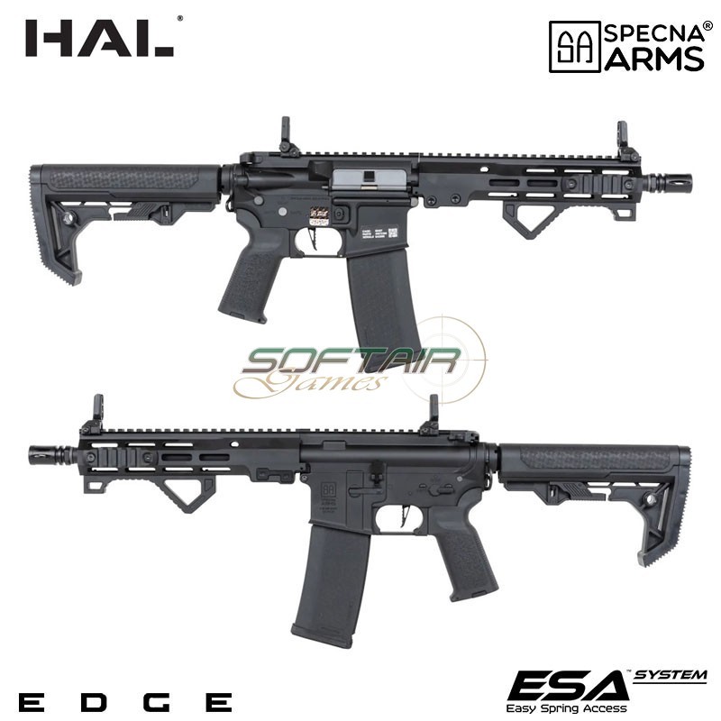 Electric Rifle A-E23-L Edge™ MK URG Light Ops HAL ETU Black Specna Arms® (spe-01-041645)