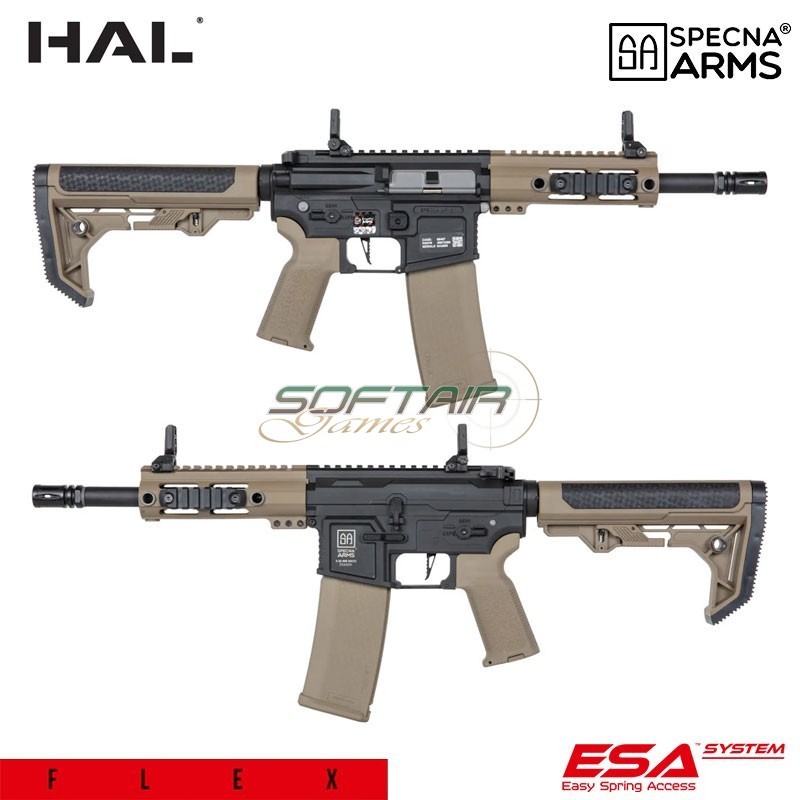 Fucile elettrico SA-F04-RL Flex HAL ETU Half-Tan Specna Arms (spe-01-041525)
