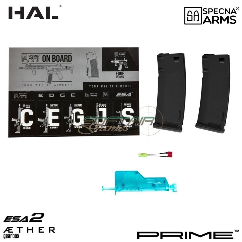 Fucile elettrico Daniel Defense® RIS III 12.5" SA-P28 Prime™ HAL ETU Brushless BLACK Specna Arms® (spe-01-041809)