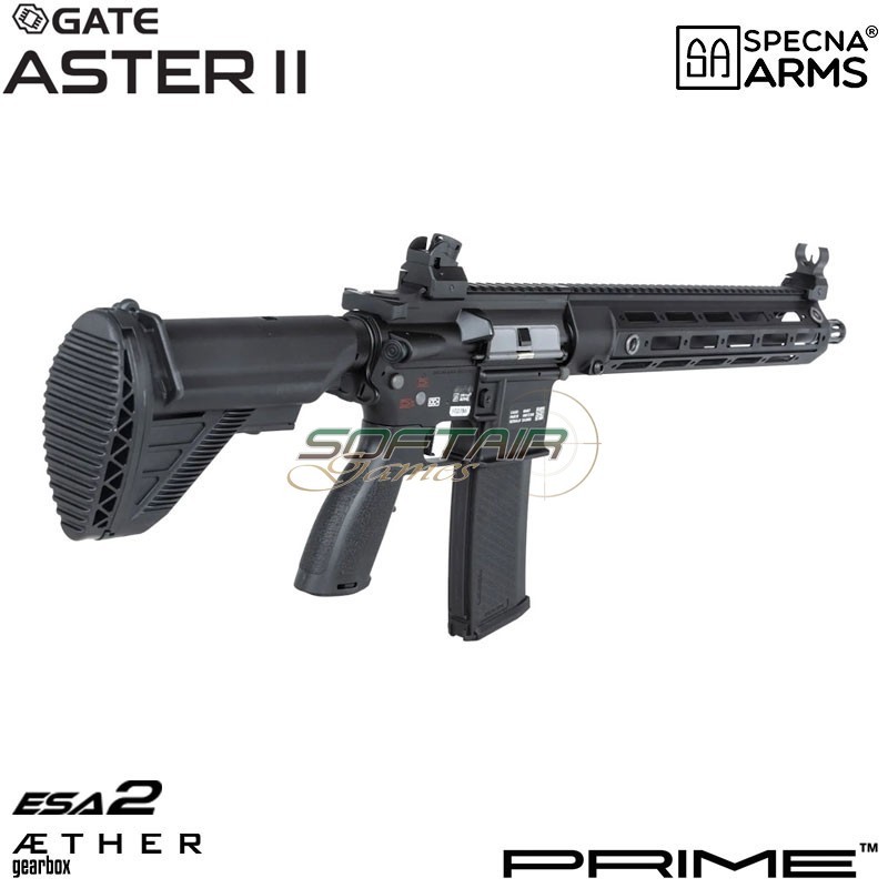 Electric rifle SA-PH22 Prime™ Aster II ETU - Motore Brushless BLACK Specna Arms® (spe-01-044128)