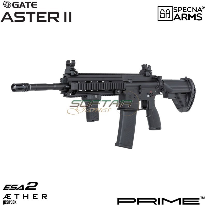 Electric rifle SA-PH21 Prime™ Aster II ETU - Motore Brushless BLACK Specna Arms® (spe-01-044127)