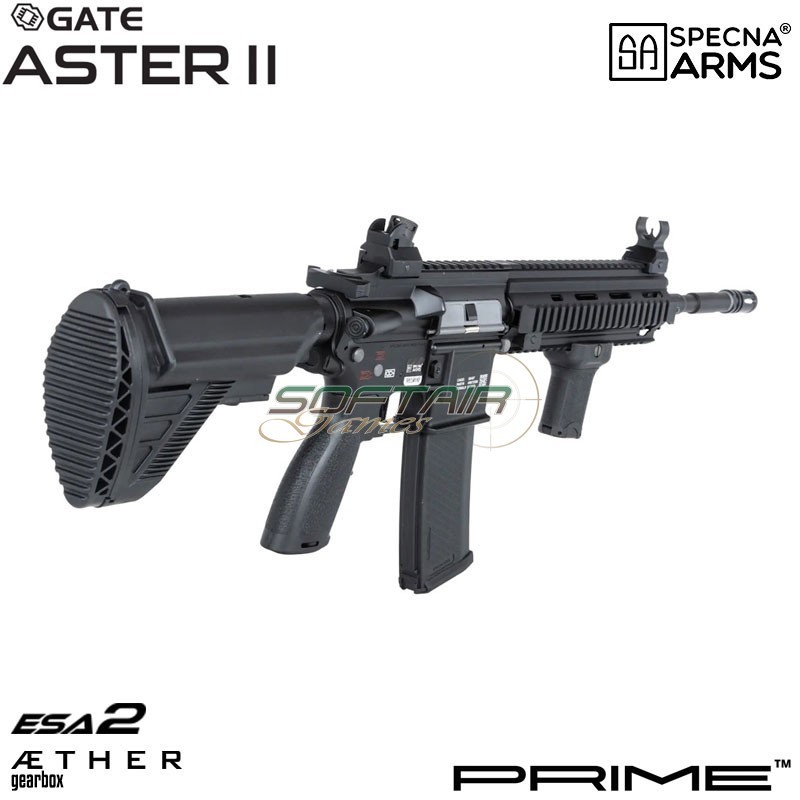 Electric rifle SA-PH21 Prime™ Aster II ETU - Motore Brushless BLACK Specna Arms® (spe-01-044127)