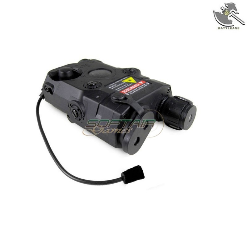 Peq-15 Battery Box With Red Laser Battleaxe (b26a-black) Peq-15 Battery Box With Red Laser Battleaxe (b26a-black)