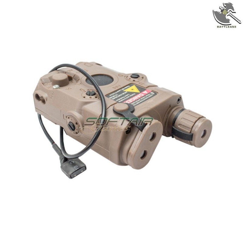 An-peq-15 Tan Porta Batteria Con Red Laser Battleaxe (b26a-tan)
