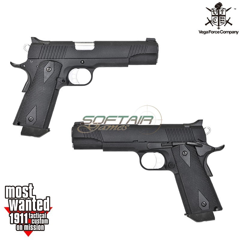 GAS Pistol 1911 Tactical Custom Black VFC (24D0025) GAS Pistol 1911 Tactical Custom Black VFC (24D0025)