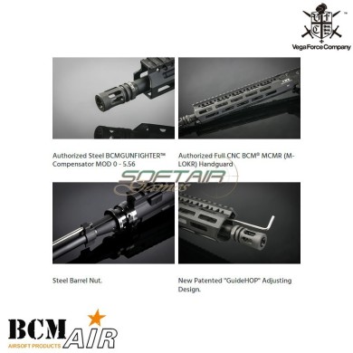 Fucile a GAS NEW Ver. M4 BCM MK2 MCMR 11.5 GBBR scarrellante NERO VFC (vf2-lbcm_mcmr_s-bk11)