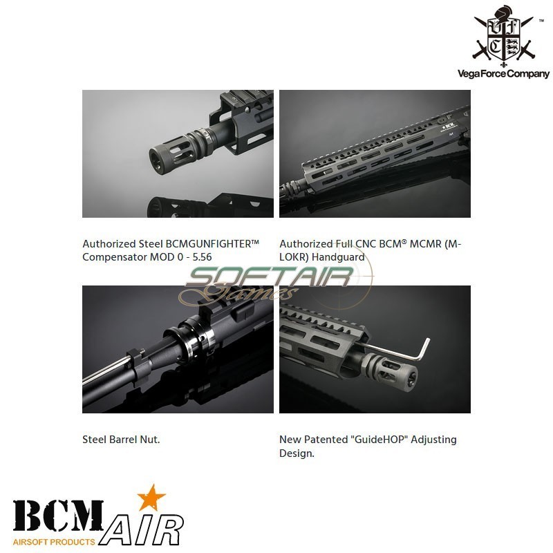 Gas rifle NEW Ver. M4 BCM MK2 MCMR 11.5 GBBR Blowback BLACK VFC (vf2-lbcm_mcmr_s-bk11)
