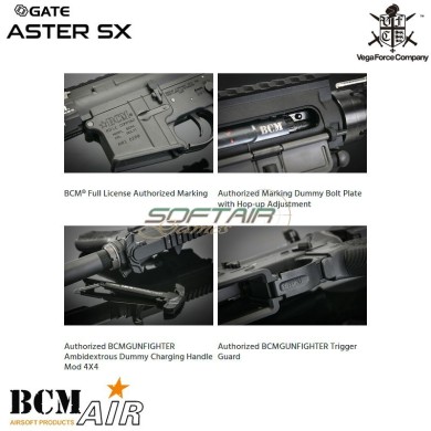 Fucile Elettrico M4 BCM MCMR 8" GATE Nero VFC (vf1-lbcm_mcmr_xs-bk02)