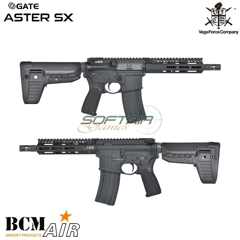 Fucile Elettrico M4 BCM MCMR 8" GATE Nero VFC (vf1-lbcm_mcmr_xs-bk02)