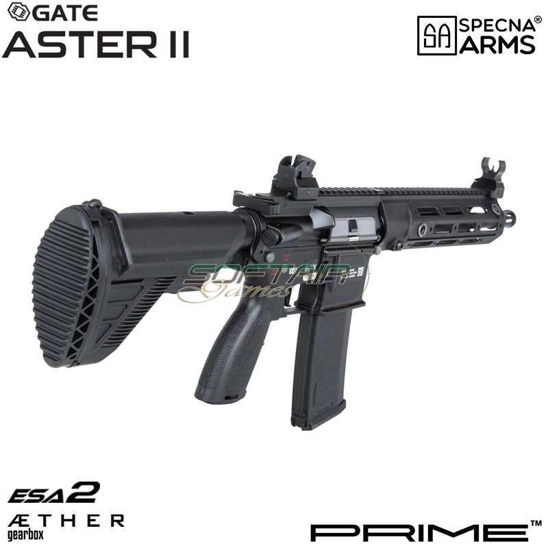 Fucile Elettrico SA-PH23 Prime Aster II ETU Brushless BLACK Specna Arms (spe-01-044129)