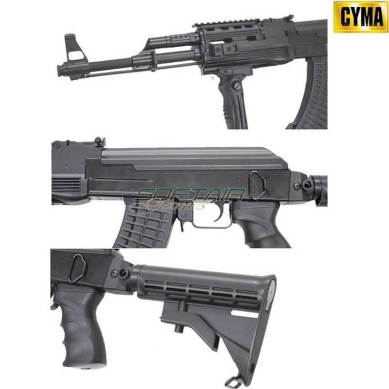 Ak Pmc Black Tactical Ris Cyma (cm028c)