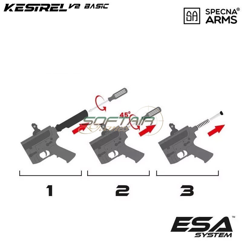 Electric Rifle SA-E35 Edge™ SR25 Kestrel™ BLACK Specna Arms® (spe-01-041816) Electric Rifle SA-E35 Edge™ SR25 Kestrel™ BLACK Specna Arms® (spe-01-041816)