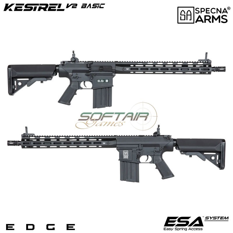 Electric Rifle SA-E35 Edge™ SR25 Kestrel™ BLACK Specna Arms® (spe-01-041816) Electric Rifle SA-E35 Edge™ SR25 Kestrel™ BLACK Specna Arms® (spe-01-041816)