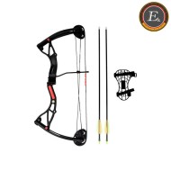 Youth Compound Bow buster 15-29 lbs black Ek Archery  (co-034b) Youth Compound Bow buster 15-29 lbs black Ek Archery  (co-034b)