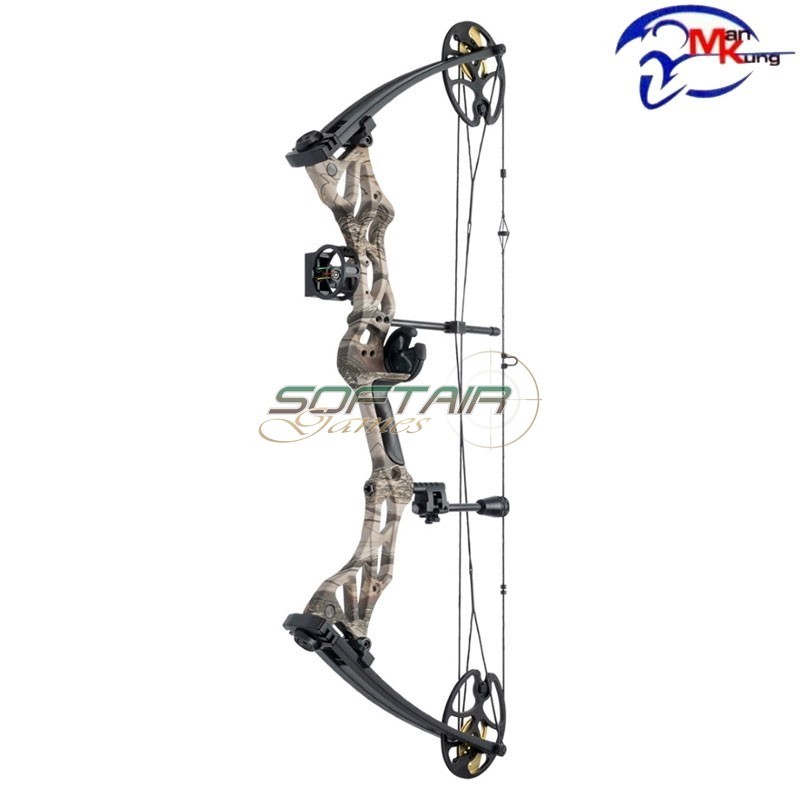 Compound Bow Fossil 30-70 lbs god camo Man Kung (mk-cb75gc)