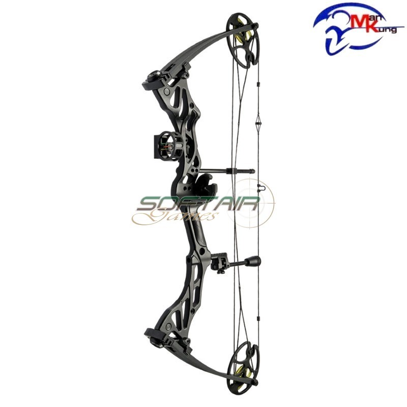 Compound Bow Fossil 30-70 lbs black, Man Kung  (mk-cb75b)