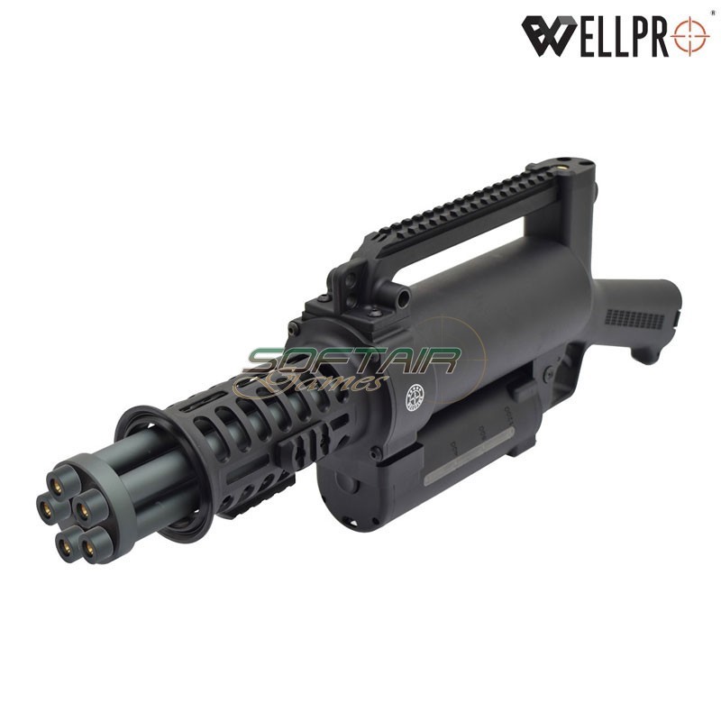Rotary Minigun WE23-S Black WELL PRO (well23-S) Rotary Minigun WE23-S Black WELL PRO (well23-S)