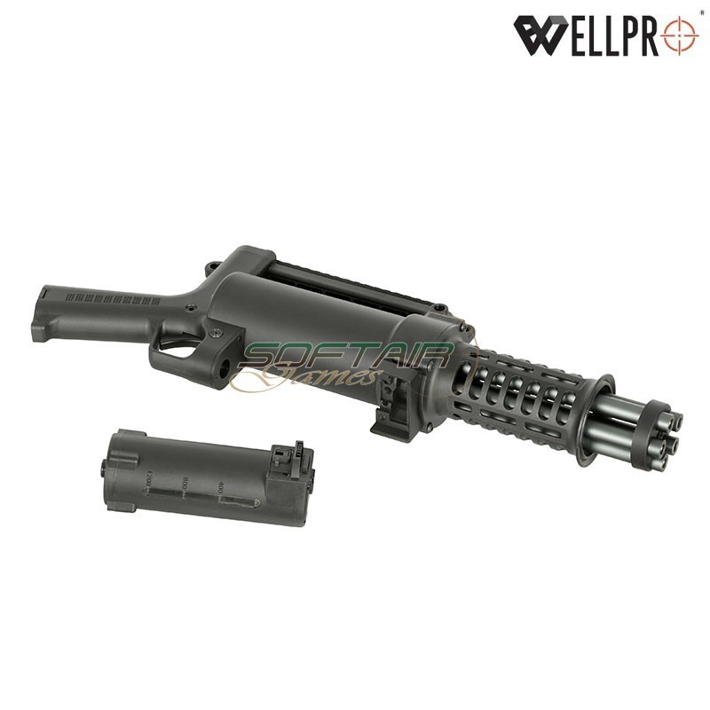 Rotary Minigun WE23-S Black WELL PRO (well23-S) Rotary Minigun WE23-S Black WELL PRO (well23-S)