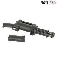 Rotary Minigun WE23-S Black WELL PRO (well23-S) Rotary Minigun WE23-S Black WELL PRO (well23-S)