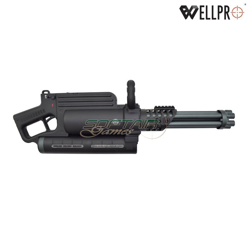 Rotary Minigun WE23-X Black WELL PRO (well23-X)