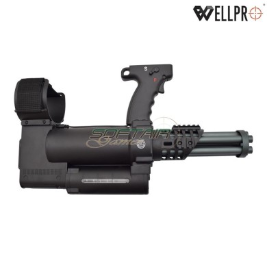 Rotary Minigun WE23-L Black WELL PRO (well23-L)