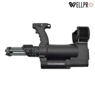 Rotary Minigun WE23-L Black WELL PRO (well23-L)