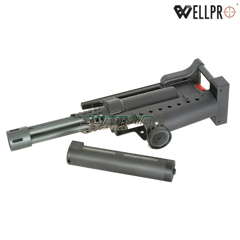 Rotary Minigun WE23-H Black WELL PRO (well23-H)