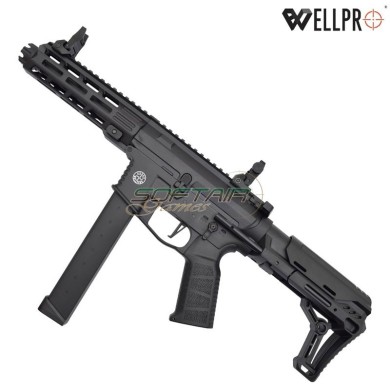 Electric rifle WE01A SMG Black WELL PRO (well-smg01)