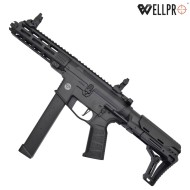 Electric rifle WE01A SMG Black WELL PRO (well-smg01)