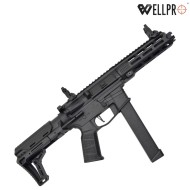 Electric rifle WE01A SMG Black WELL PRO (well-smg01)