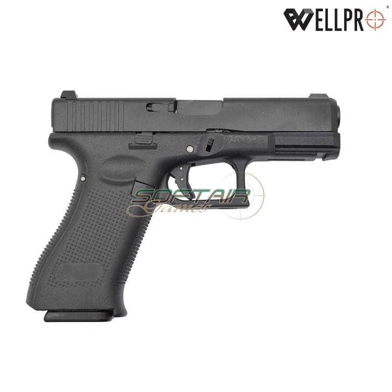 Pistola a GAS G17 Black WELL PRO (well-g189)