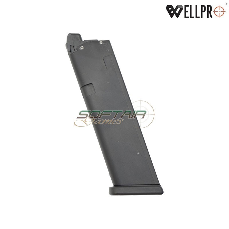 GAS magazine 23bb for G17 Black WELL PRO (carxg189)