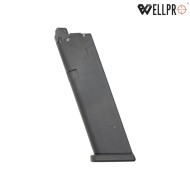 Caricatore a GAS 23bb per G17 Black WELL PRO (carxg189)