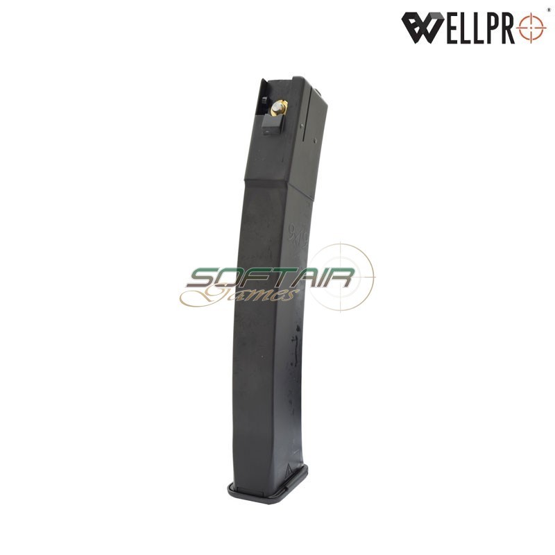 Caricatore a GAS 38bb per W06 Black WELL PRO (carxg57)