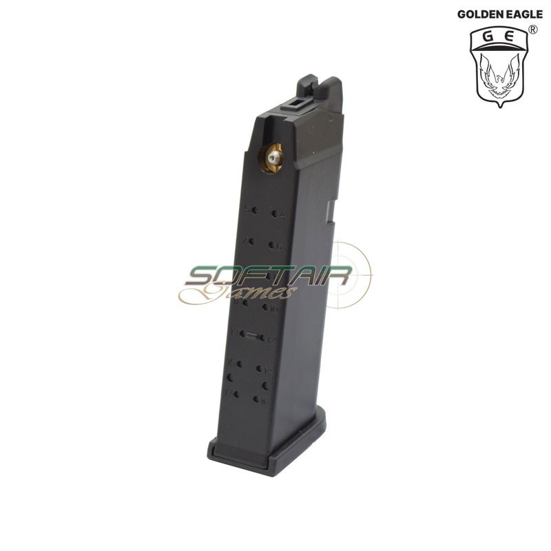 CO2 magazine 23bb for G17 BLACK Golden Eagle (mc-169) CO2 magazine 23bb for G17 BLACK Golden Eagle (mc-169)