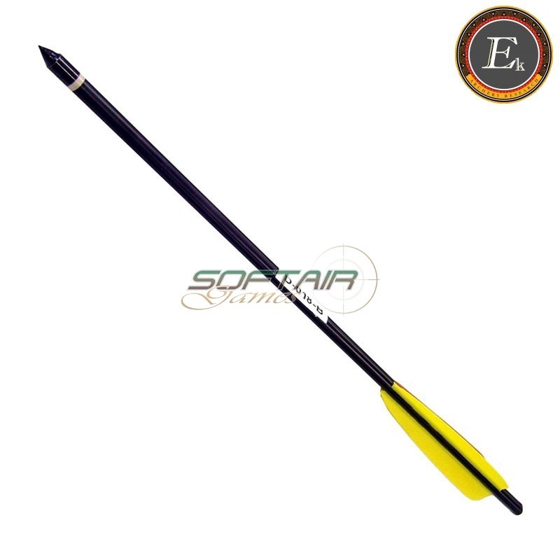 Dardo in alluminio 16 pollici nero Ek Archery (d018b)