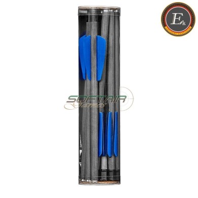 Set 10 dardi in carbonio 7,5" per cobra system adder Ek Archery (d-119a)