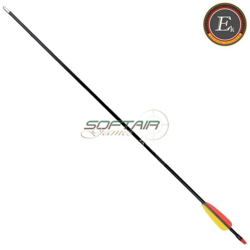 Freccia in fibra di vetro 28 pollici nero Ek Archery  (vd055)