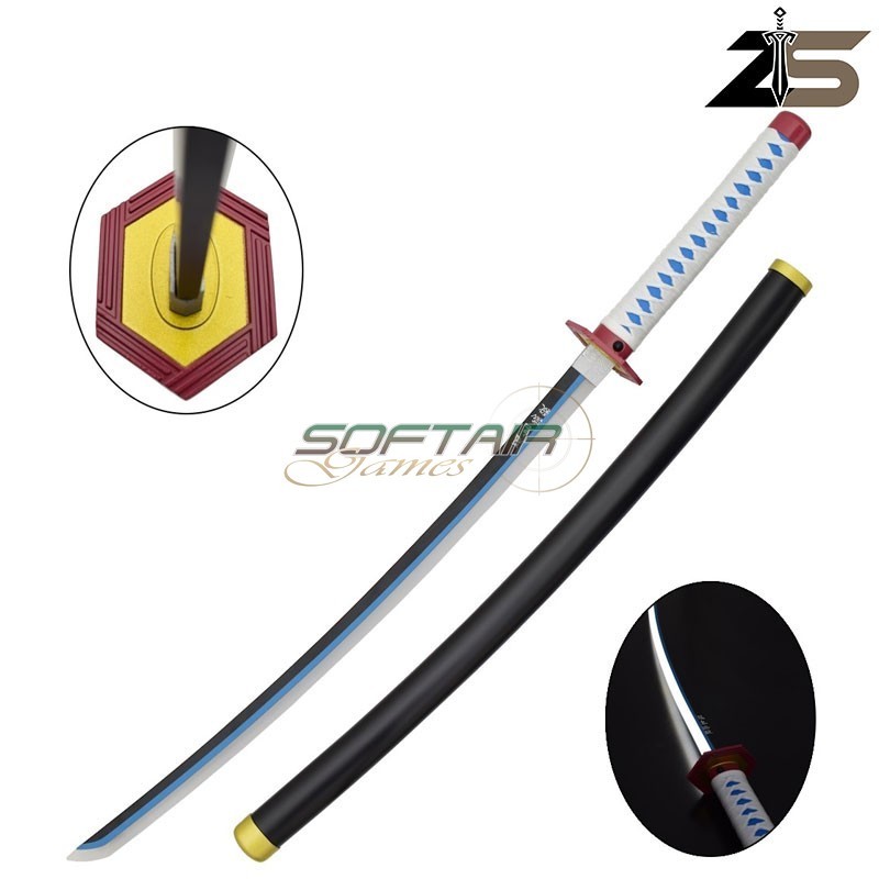 Katana ornamentale con illuminazione led versione bamboo ZSwords Giyu (zs654gdwd-ls)